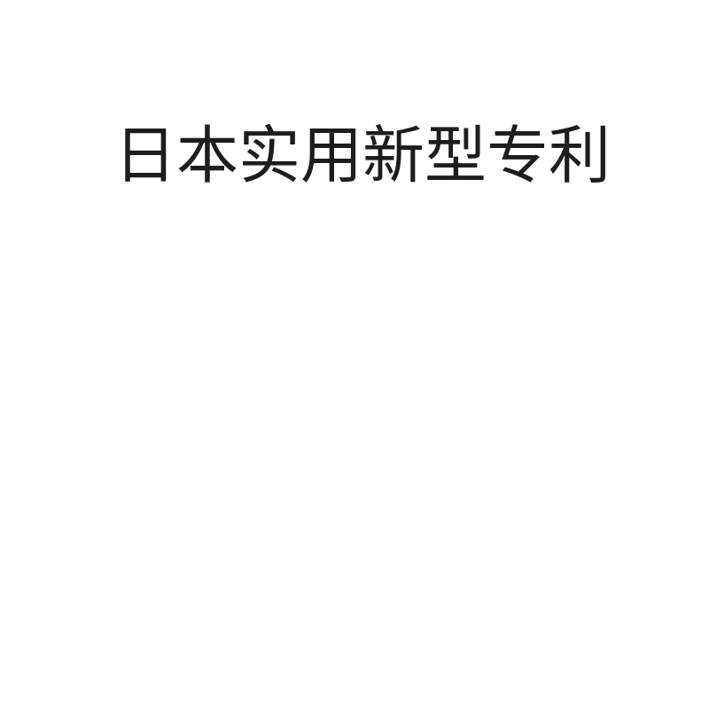 日本实用新型专利（申请（含1-3年年费））