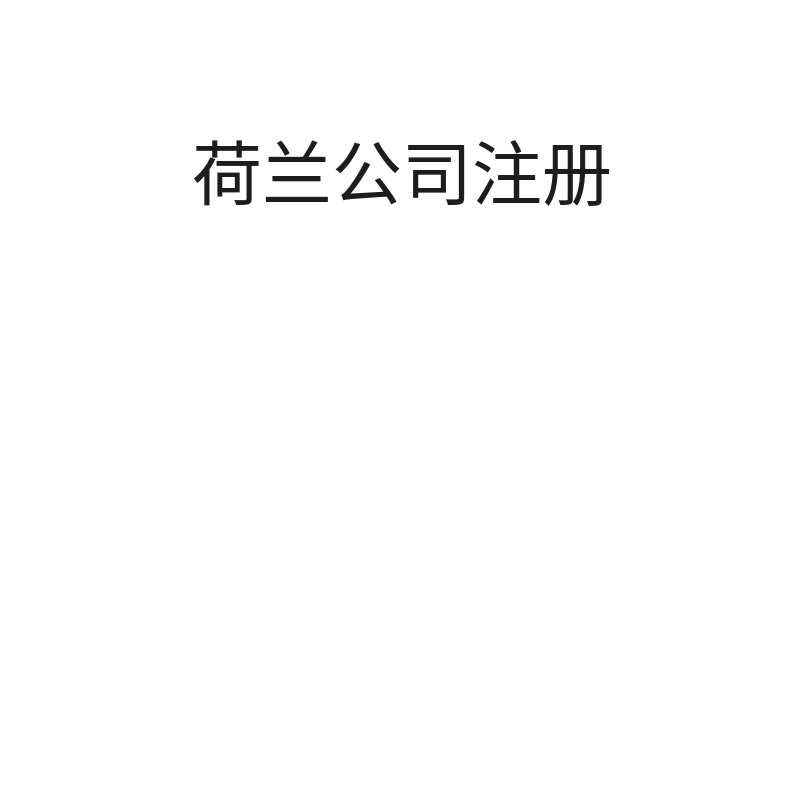 荷兰公司注册（含地址挂靠1年+网络银行开户）