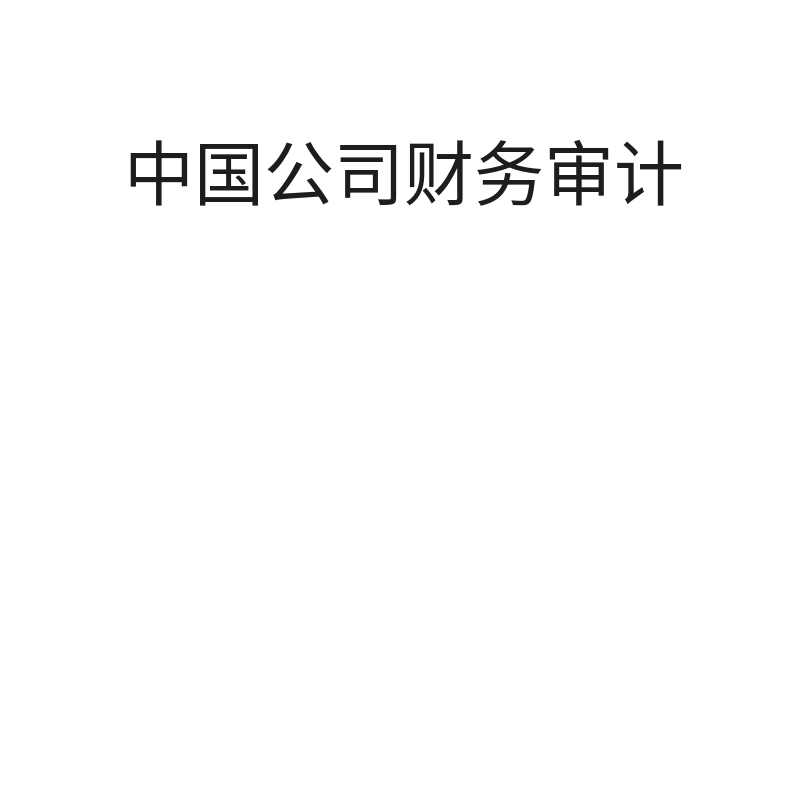 中国公司财务审计（上传备案加条码500万以内）