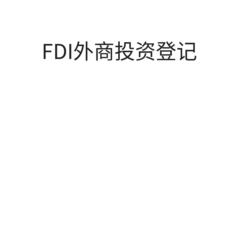 FDI外商投资登记（新设-3000美金以上）