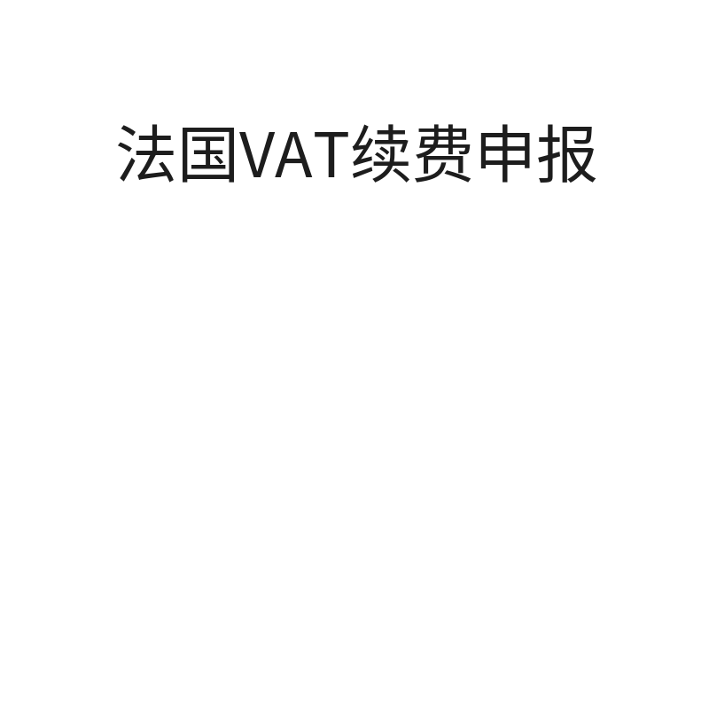 法国VAT续费申报（大陆/香港公司）