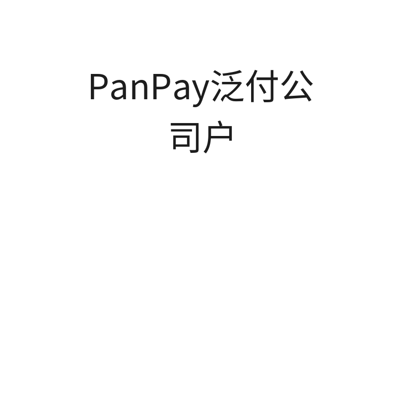 PanPay泛付公司户（银行注销）