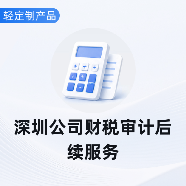 深圳公司财税审计后续服务