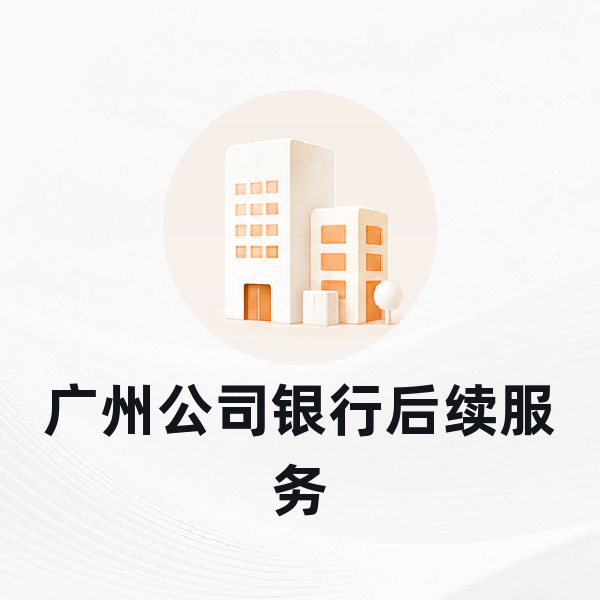 广州公司银行后续服务