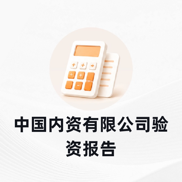 中国内资有限公司验资报告