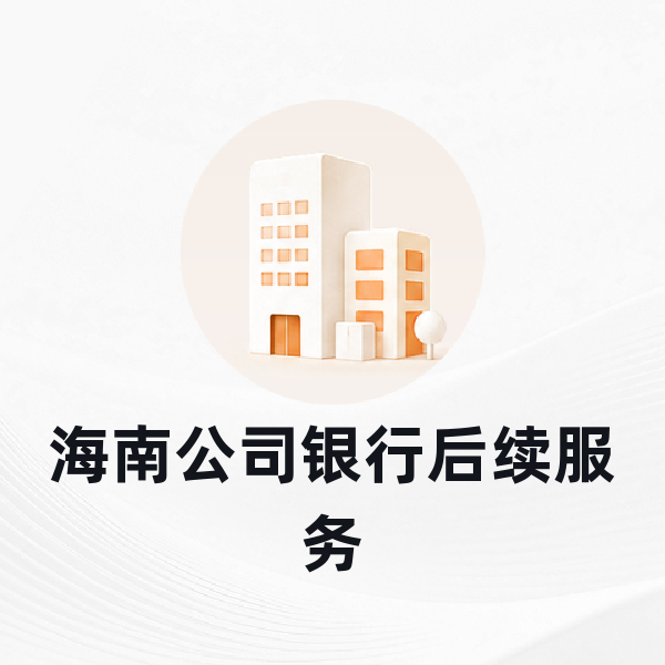 海南公司银行后续服务