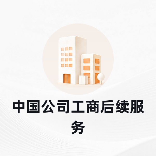 中国公司工商后续服务