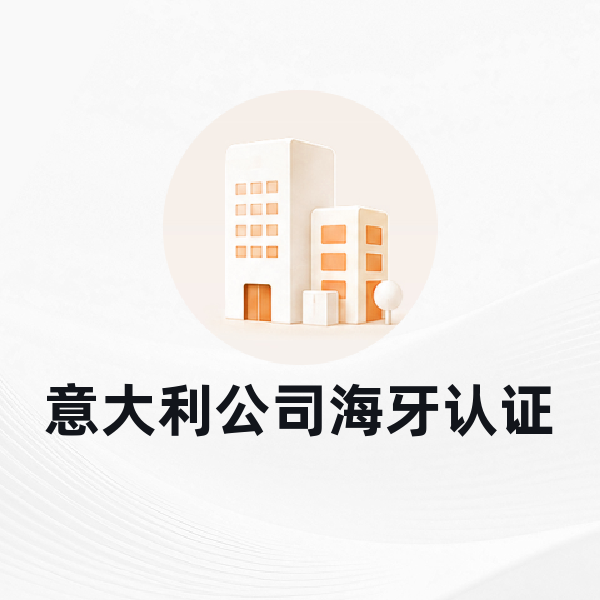 意大利公司海牙认证
