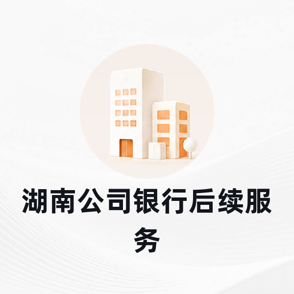 湖南公司银行后续服务