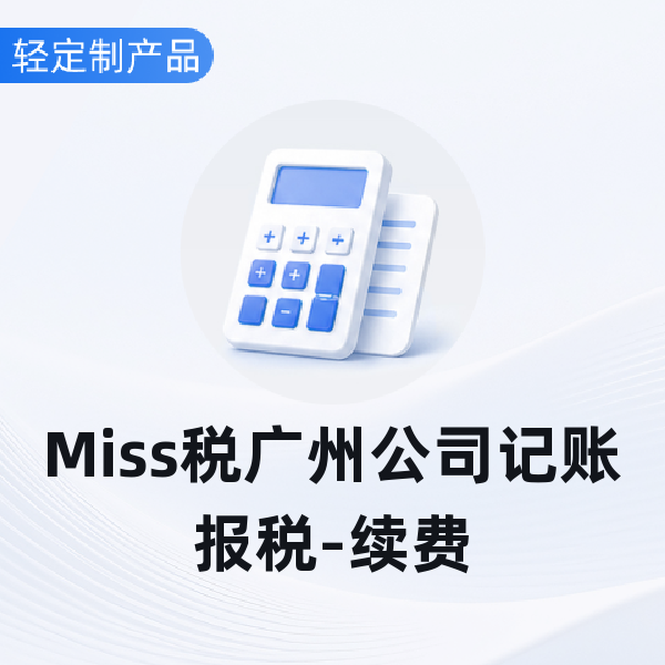 Miss税广州公司记账报税-续费