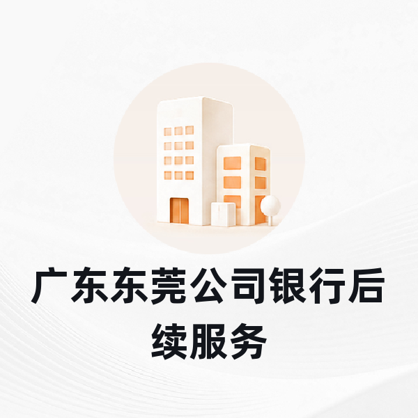 东莞公司银行后续服务