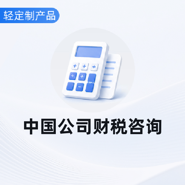 中国公司财税咨询