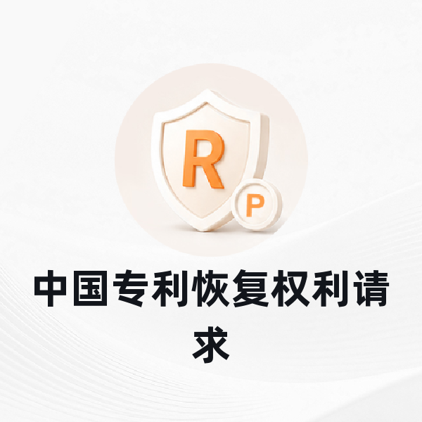 中国专利恢复权利请求