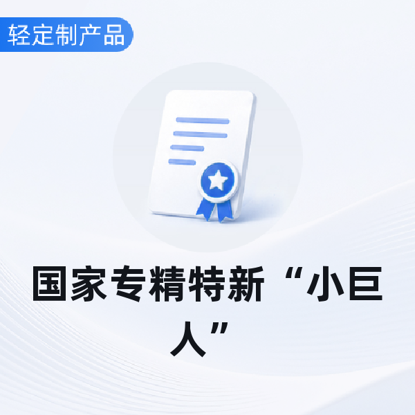 国家专精特新“小巨人”