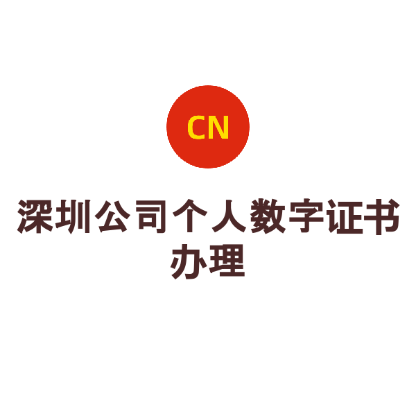 深圳公司个人数字证书办理（个人数字证书办理）