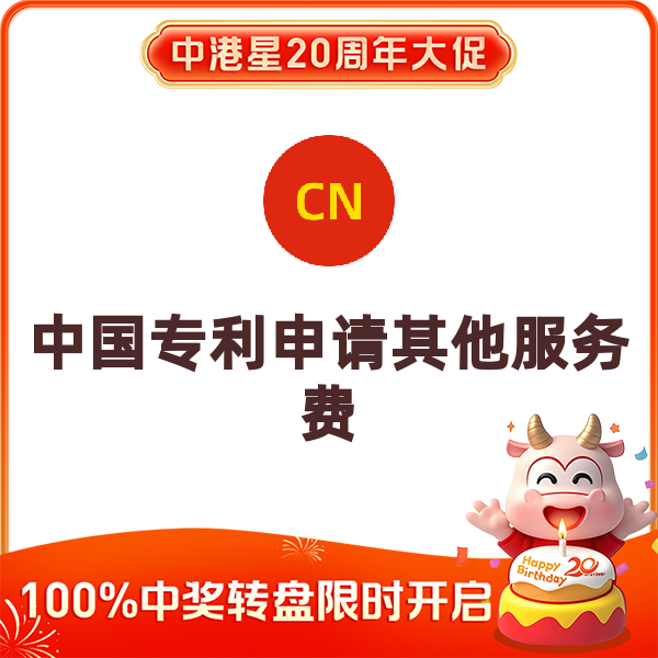 中国专利申请其他服务费（费用转缴）