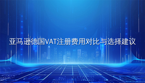 亚马逊德国VAT注册费用对比与选择建议
