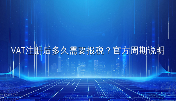 VAT注册后多久需要报税？官方周期全解析