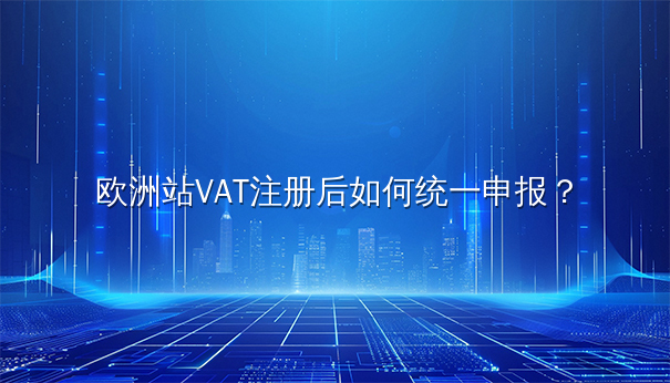 欧洲站VAT注册后统一申报方法与流程详解